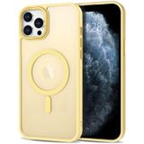 Capa De Telefone Anuck Para Iphone 11 Pro Max Magnética Amarela