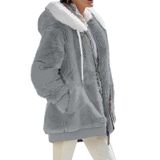 Casaco De Inverno Mklunjop Fuzzy Fleece Jaqueta Com Capuz Para Mulheres