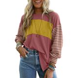 Blusa Dokotoo Work Para Mulheres De Manga Comprida Vermelha Mineral