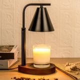 Lâmpada De Aquecimento De Velas Marycele Electric Black Com Temporizador E 2 Lâmpadas