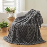Manta Newcosplay De Flanela Supermacia 3d Clouds Grey