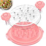Ferramenta Para Triturar Frango Beiyunee Twist Large Com Pincel (rosa)