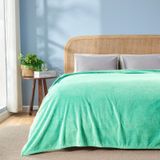 Cobertor Newcosplay Super Soft Aqua Flannel Fleece King