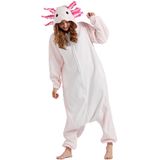 Costume Darkcom Axolotl, Macacão Adulto De Lã Polar, Gg