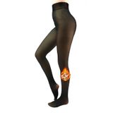 Meias Forradas De Lã X-cheng Meia-calça Falsa Translúcida Quente
