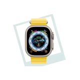 Relógio Smartwatch T800 Ultra Smart 1.99" Hd Amarelo