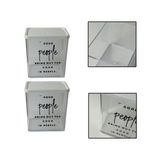 Kit 2 Potes Herméticos Organizadores Alimentos Sabão 615ml
