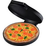 Super Maquina Panela Forno Elétrico Para Fazer Pizza Omelete Crepe Tapioca Hamburguer 1000w Preto