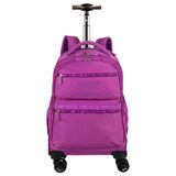 Mochila De Rodinhas Grande Com 4 Rodas Paul Frank Classics
