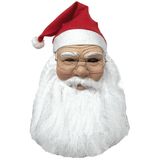 Mascara De Papai Noel Realista Natal Natalino Fantasia Latex