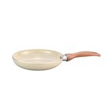 Frigideira Antiaderente 20cm De Ceramica E Aluminio Bege - O