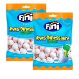 Kit 2 Chicle Fini Ovo De Dinossauro 80g