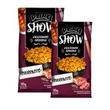 Kit 2 Salgadinho Aperitivo Plinc Show Sabor Churrasco 50g