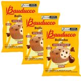 Kit 3 Bolinho Bauducco Com Gotas De Chocolate Ao Leite 40g