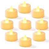 Velas Led Sem Chama Para Luzes De Chá Homemory, Pacote Com 50
