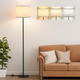 Luminária De Chão Ambimall Modern 155cm Com Sombra Bege