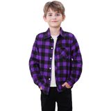 Camisas Xadrez De Flanela Sangtree Casuais De Manga Comprida Para Meninos