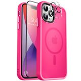 Capa De Telefone Mocca Strong Magnetic Para Iphone 13 Pro Max Rosa Choque