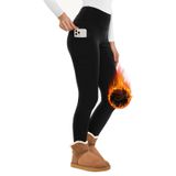 Leggings Nexiepoch, Forradas De Lã, Femininas, Cintura Alta, Inverno
