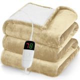 Manta Aquecida Greenoak Electric Throw 127x152cm Bege
