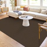 Tapete Kozyfly Boho 100% Algodão 150x210cm Marrom Para Sala De Estar