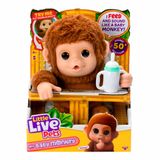 Pelucia Interativa Little Live Pets My Baby Macaquinho Fun Divirta Se
