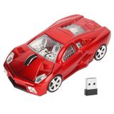Mouse De Computador Sem Fio Ashata Sport Car 1600dpi Com Led