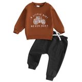 Conjunto De Roupas: Moletom Infantil Fhutpw Para Bebês E Calças De 6 A 12 M