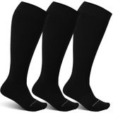 Meias De Compressão Sockswift Bamboo Viscose Plus Size 15-20mmhg