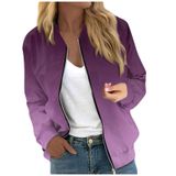 Jaqueta Cotecram Bomber Feminina 2024 Moda Inverno Quente Roxa