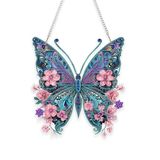 Kit De Pintura Com Pingente Diamond Art Nivvey Butterfly Com Caixa