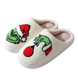 Chinelos De Natal V Opxin Para Mulheres E Homens Santa Reindeer Gnome