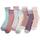 Meias Felpudas Chalier, 7 Pares De Presentes De Natal Femininos Quentes E Aconchegantes