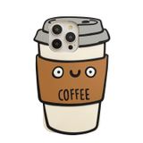 Capa De Celular Yakvook Kawaii Cartoon Coffee Para Iphone 14 Pro Max