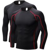 Camisa De Compressão Queerier Athletic De Manga Comprida Para Homens