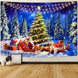 Tapeçaria Invoibler Árvore De Natal Boneco De Neve Papai Noel