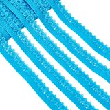Acabamento Em Renda Elástica Gorgecraft 20 Jardas E 13 Mm De Largura, Azul Royal