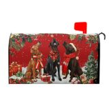 Capa De Caixa Postal Miaoquhe Merry Christmas Dogs 53x46cm