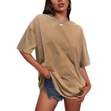 Camiseta Grande Shingokensou Vintage Baggy Grunge Coffee