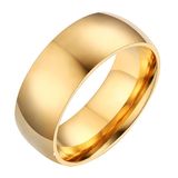 Anel De Aço Inoxidável Jajafook Liso De 4 Mm De Largura Para Homens E Mulheres
