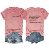 Camiseta Bwnilimeizn Bwn Kindness Be Kind Graphic Feminina Rosa Gl