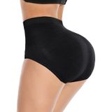 Calcinhas Shapewear Florata Butt Lifter Acolchoadas Pretas Femininas