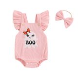 Roupa De Halloween Para Meninas, Macacão Mlpeerw (rosa, 12-18m)