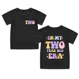 Camiseta Sptuoiy Toddler Girl My Two Years Old Era 2 Years