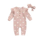 Macacão Macacão Mozikqin, Recém-nascida, Menina De 0 A 3 Meses