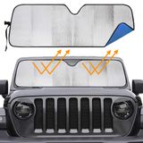 Pára-brisa Sun Shade Big Hippo Para Wrangler 2007-2024