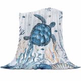 Cobertor De Lã Neafifi Super Soft Flannel Sea Turtle