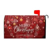 Capa De Caixa De Correio Kawani Merry Christmas Winter 45,8x52,6cm