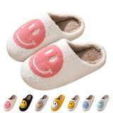 Chinelos Miuhanun Retro Smile Face Para Mulheres, De Pelúcia E Macios