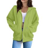 Moletom Feminino Com Capuz Cotecram Prime Online Shopping, Tamanho Grande, Verde